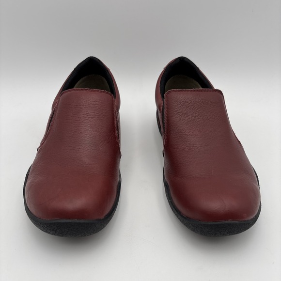 KURU Kivi Slip On Shoes Womens 9 US Comfort Walking Loafers Red Leather 201904E - Picture 3 of 11